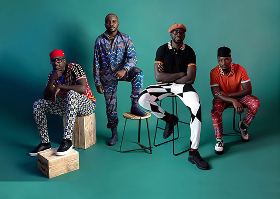 Grammy-Award winning pop band from Kenya Sauti Sol.